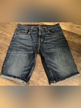 Levi's Dark Wash Denim Jean Shorts